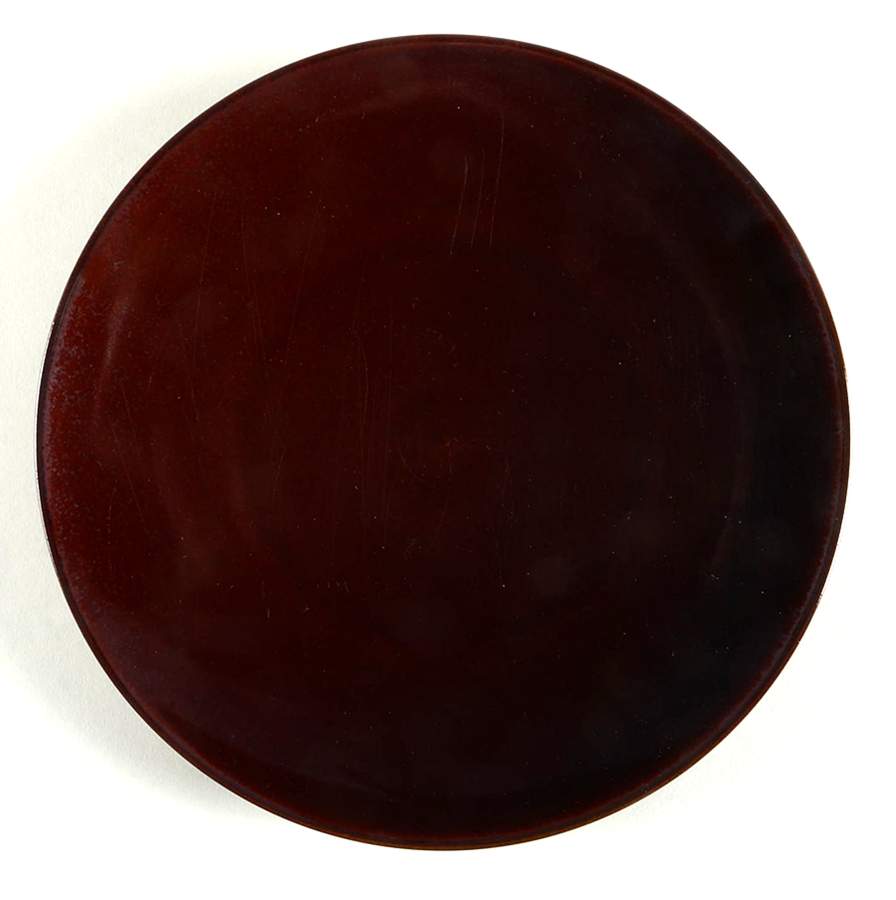 Mahogany Salad Plate by Crate & Barrel-1