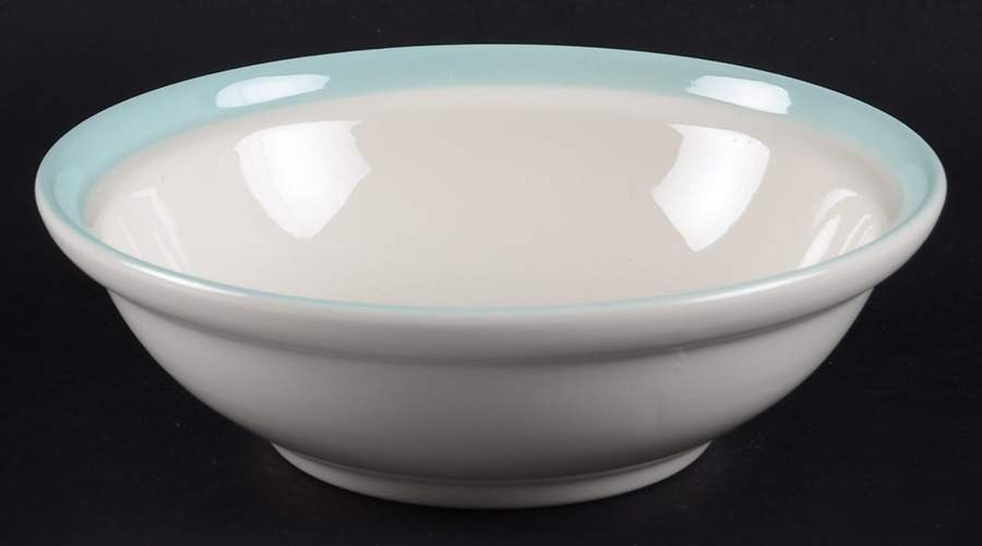 Turquoise Scroll Fruit/Dessert (Sauce) Bowl by Century Service-1