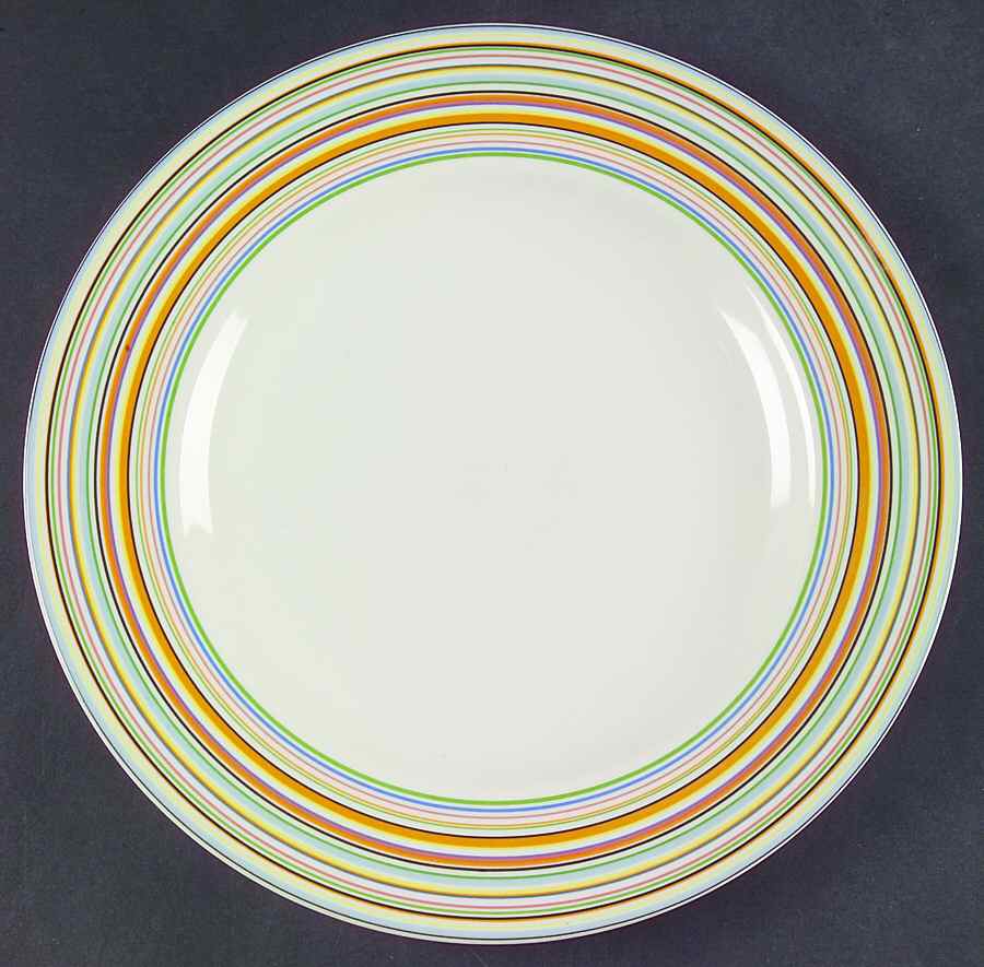 Spectrum Stripes Dinner Plate by Culinary Arts-1