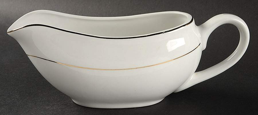 Classic Gold Gravy Boat by China (Made in China)-1