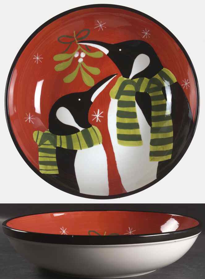 Cool Penguins 13" Pasta Serving Bowl by Certified International-1