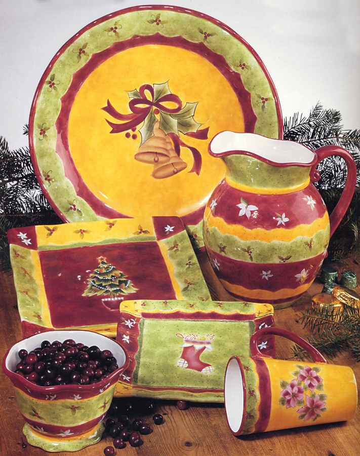 Festive Holiday 128 Oz Pitcher by Certified International-1