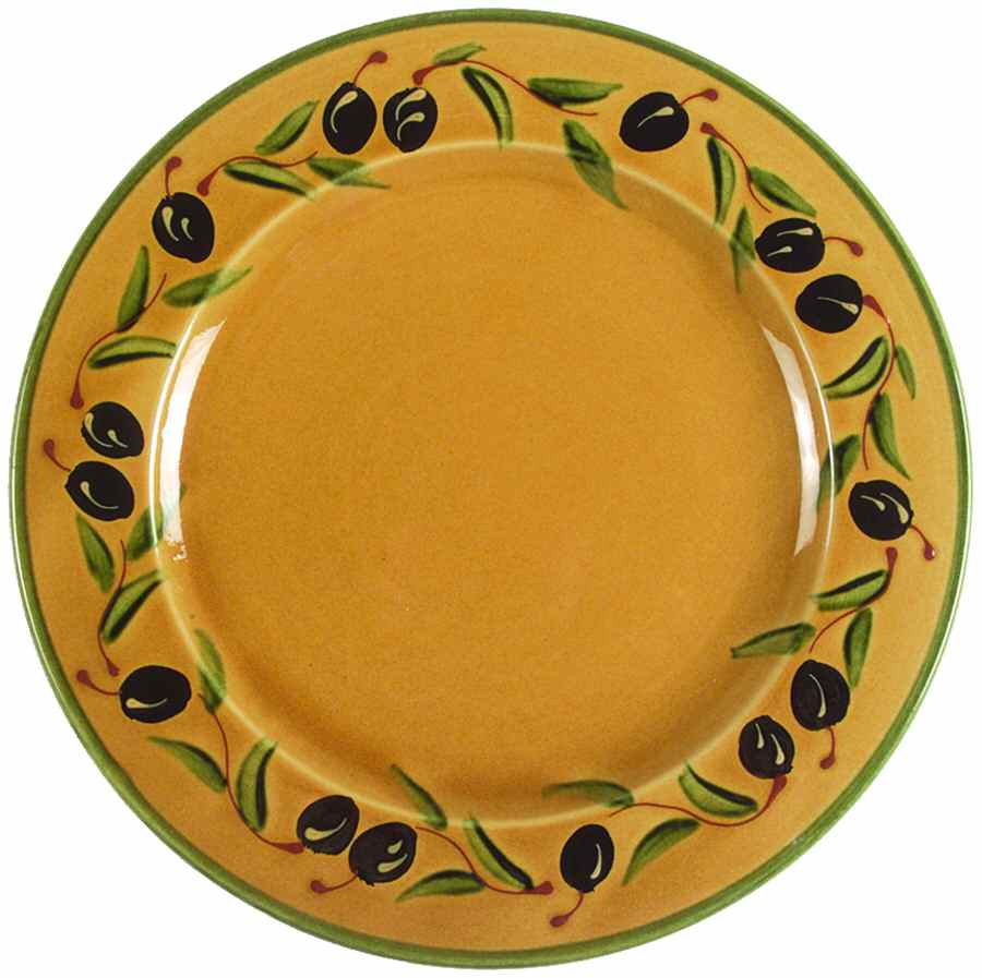 Nicoise Olive Dinner Plate by Coursange-1
