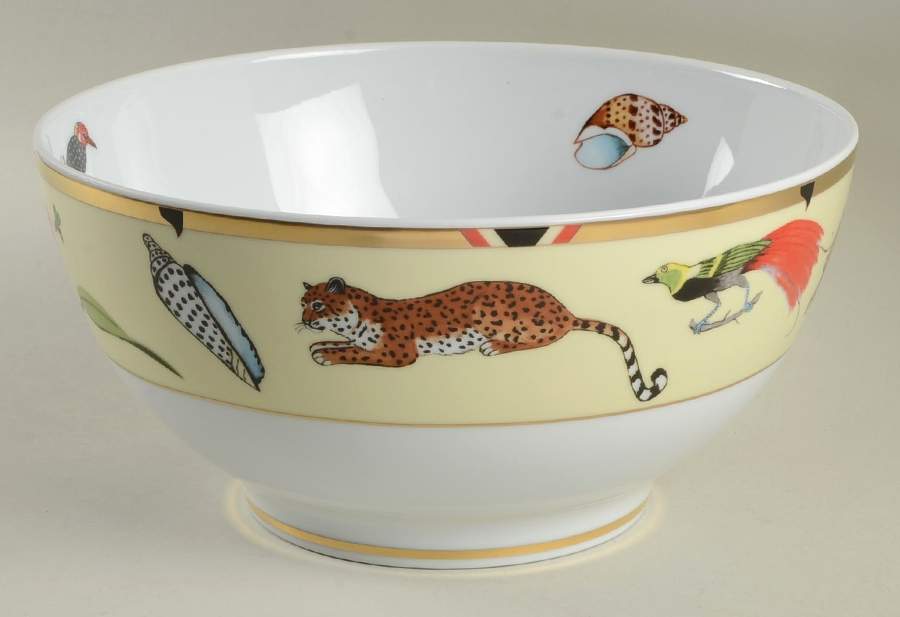 Exotica 9" Round Vegetable Bowl by Lynn Chase-1