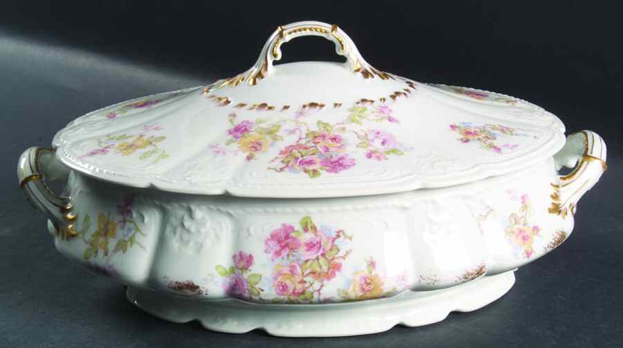 Chf1298 Oval Covered Vegetable by Charles Field Haviland-1