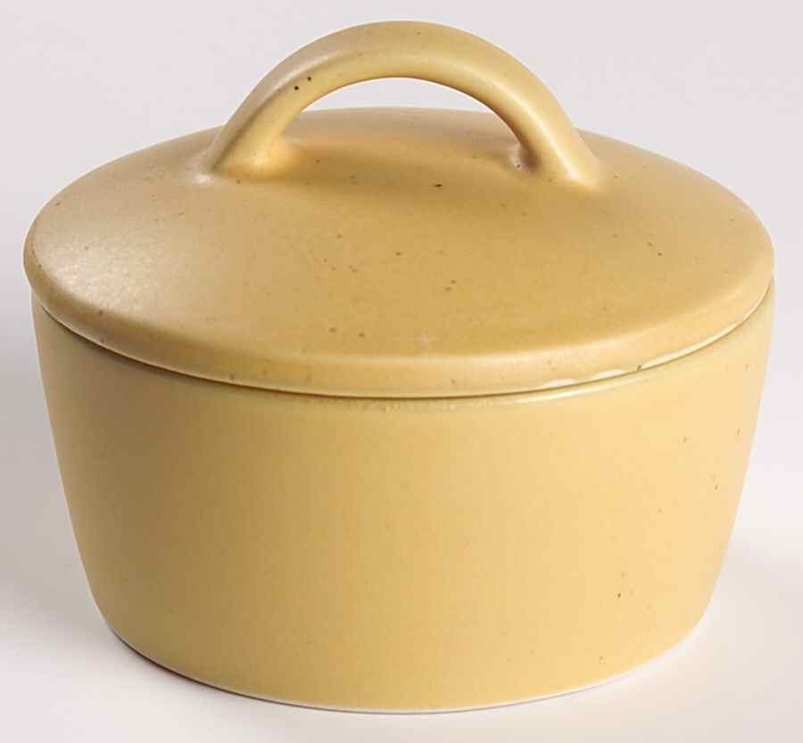 Cargo Sunflower (Yellow) Sugar Bowl & Lid by Calvin Klein-1