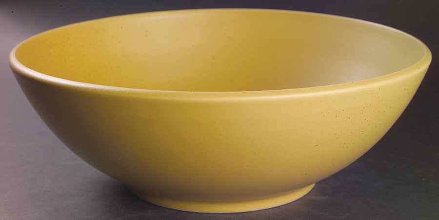 Cargo Sunflower (Yellow) 11" Large Salad Serving Bowl by Calvin Klein-1