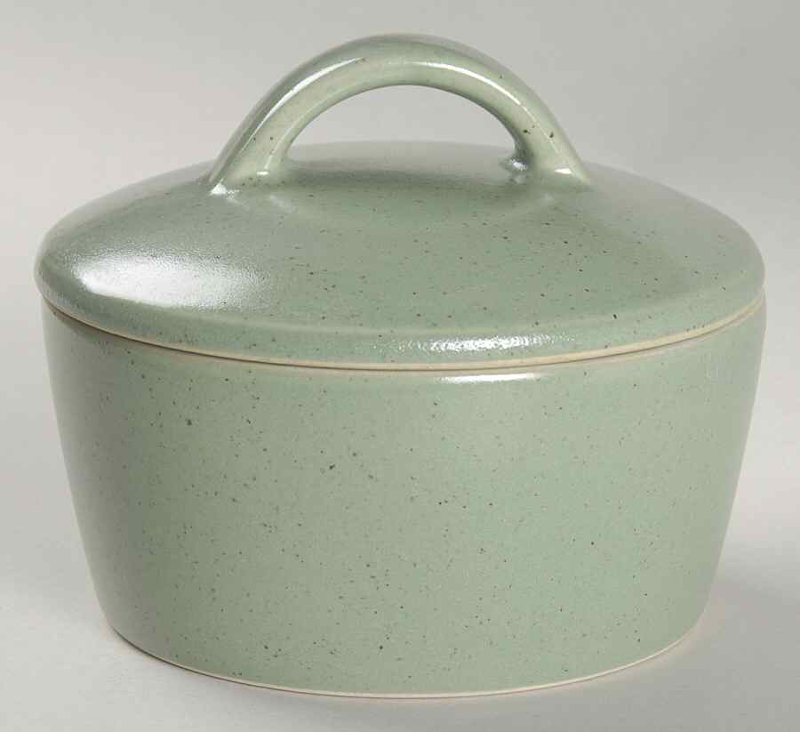 Cargo Fatigue (Medium Green) Sugar Bowl & Lid by Calvin Klein-1
