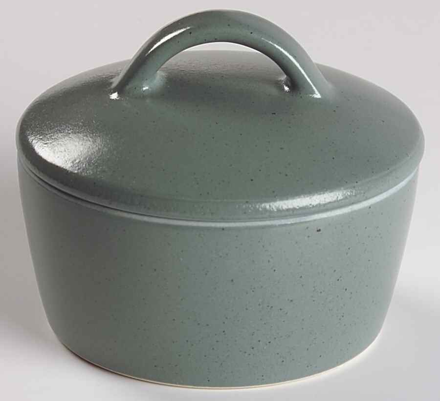Cargo Aqua Sugar Bowl & Lid by Calvin Klein-1