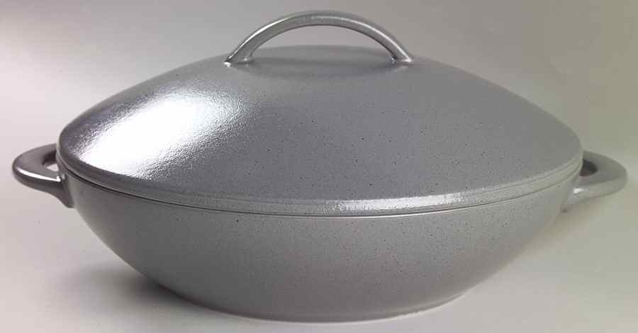 Cargo Concrete 1 Qt Round Covered Casserole by Calvin Klein-1