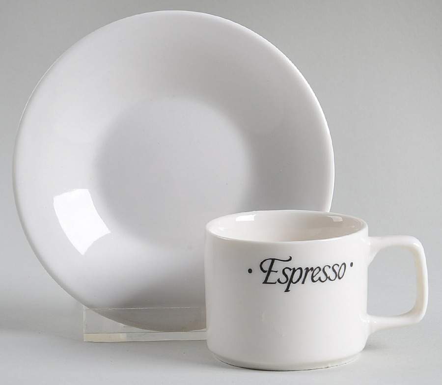 CLR32 Espresso Cup and Saucer Set by The Cellar (China)-1