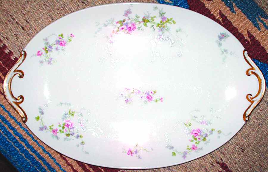 CHF1301 13" Oval Serving Platter by Charles Field Haviland-1