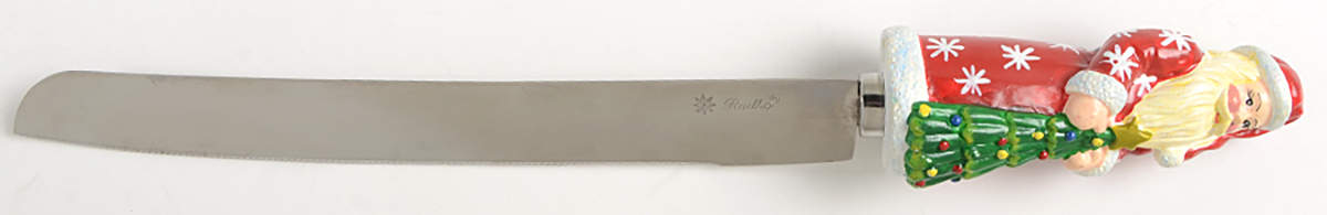 Letters To Santa Cake Knife/Server with Stainless Blade by Christopher Radko-1