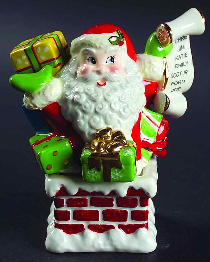Letters To Santa Figural Salt & Pepper Set by Christopher Radko-1