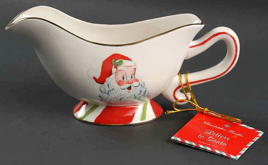 Letters To Santa Gravy Boat by Christopher Radko-1