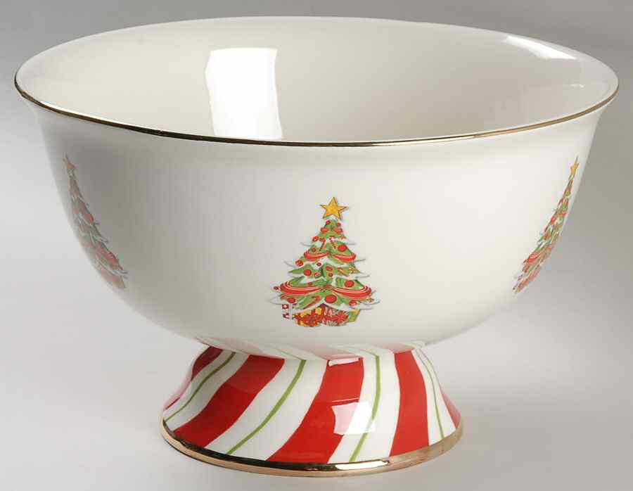 Letters To Santa Footed Bowl by Christopher Radko-1