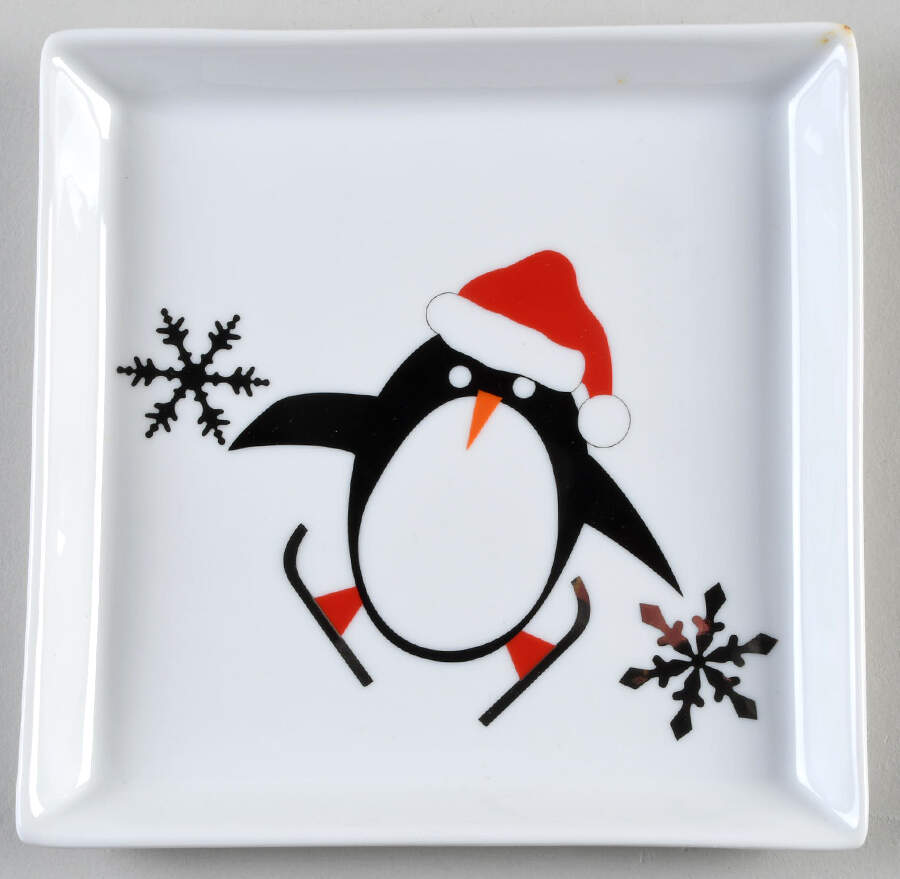 Penguin Appetizer Plate by Crate & Barrel-1