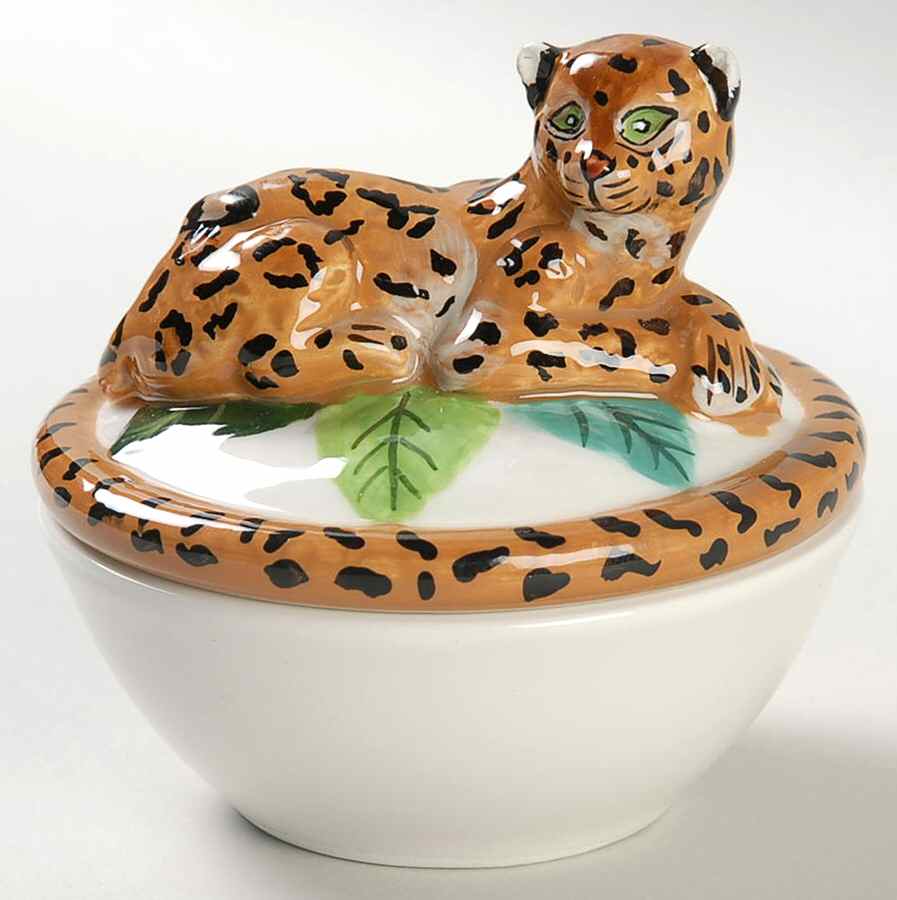 Jungle Jubilee Figural Trinket Box & Lid by Lynn Chase-1