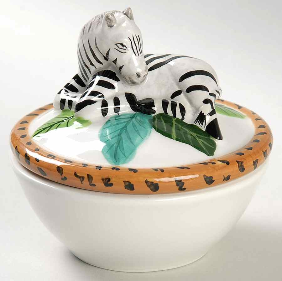 Jungle Jubilee Figural Trinket Box & Lid by Lynn Chase-1