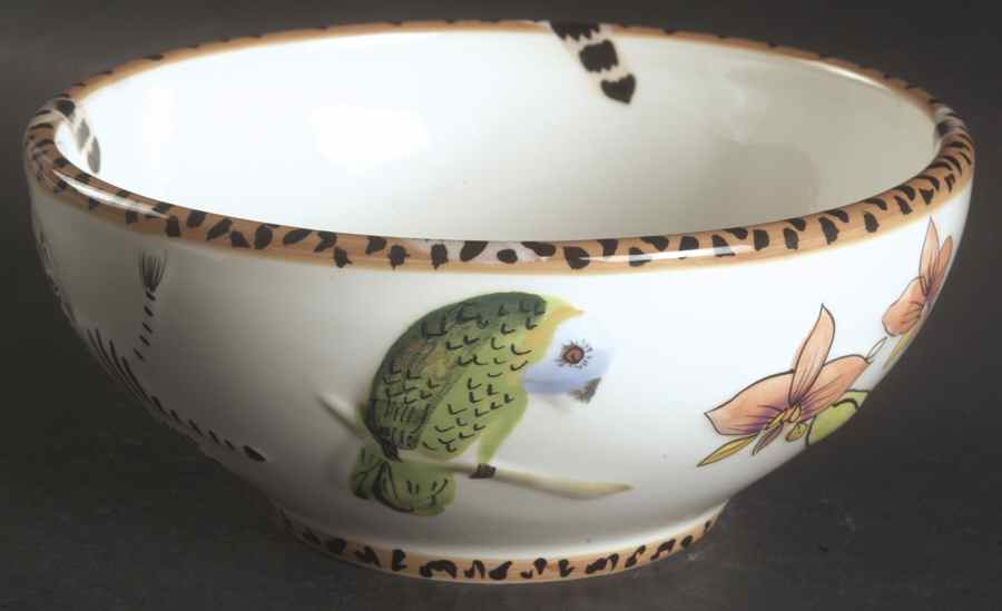 Jungle Jubilee Soup/Cereal Bowl by Lynn Chase-1
