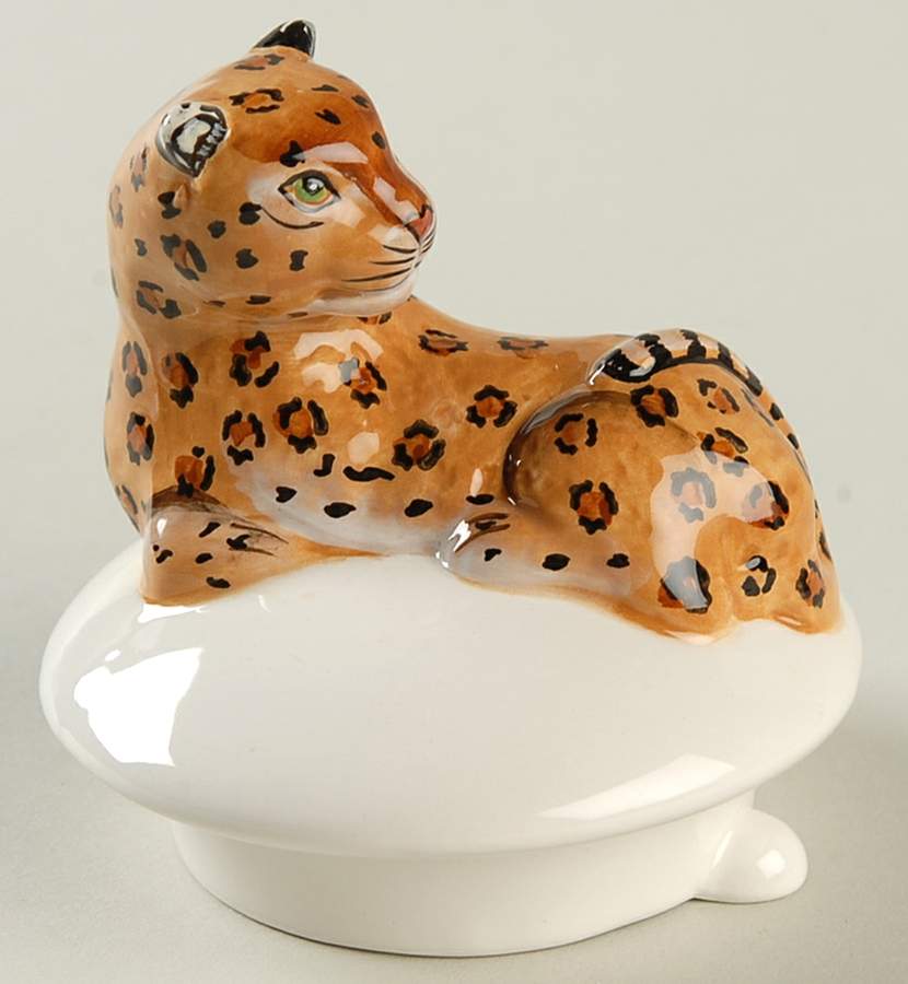 Jungle Jubilee Lid for Teapot by Lynn Chase-1