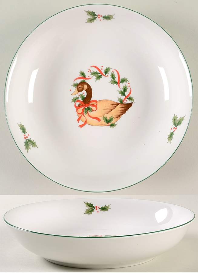 Christmas Memories Coupe Soup Bowl by China (Made in China)-1
