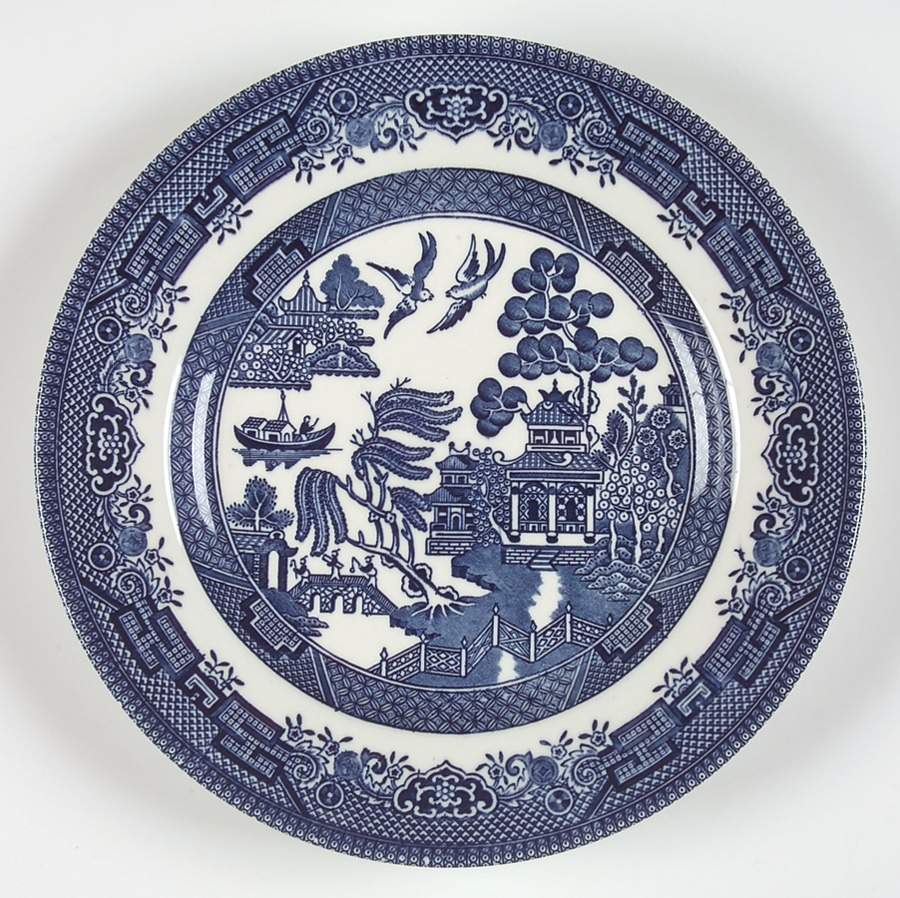 Willow Blue (Columbia) Salad Plate by Churchill-1