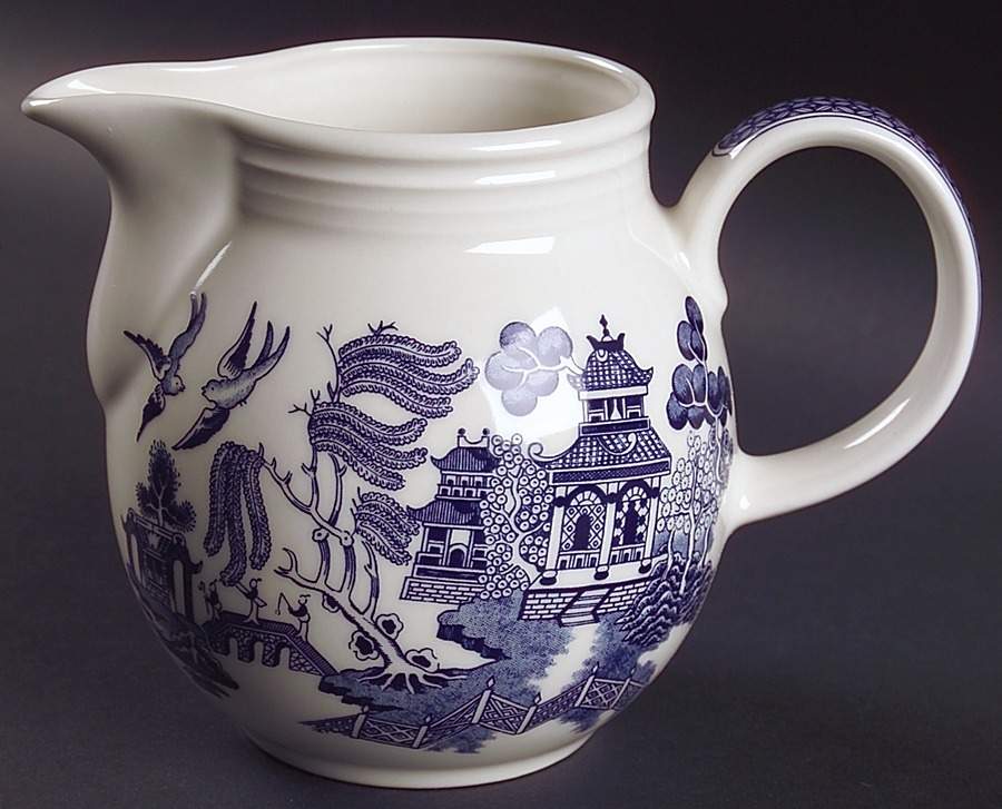 Willow Blue (Columbia) 32 Oz Milk Jug by Churchill-1