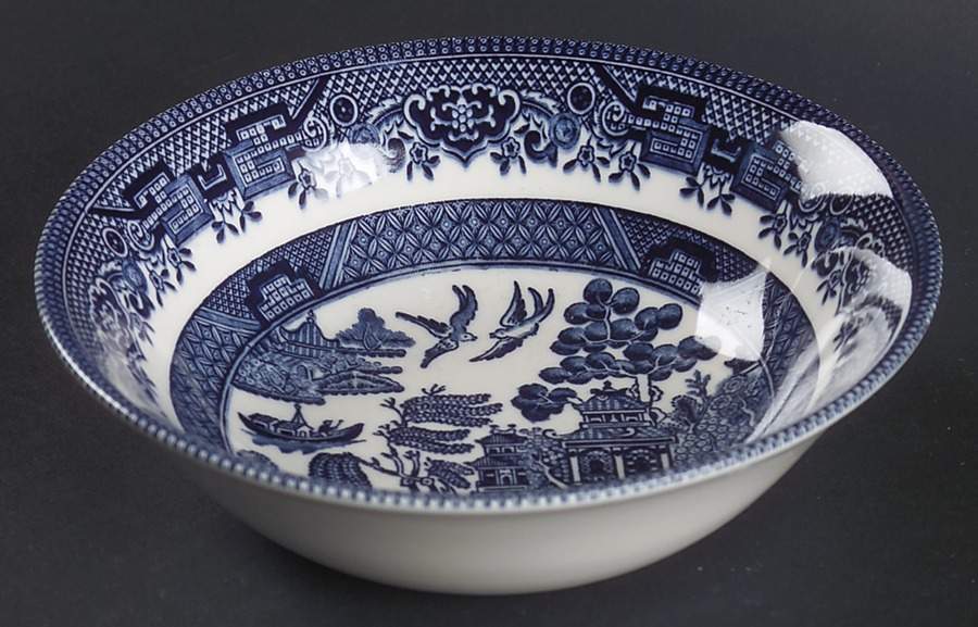 Willow Blue (Columbia) Coupe Cereal Bowl by Churchill-1