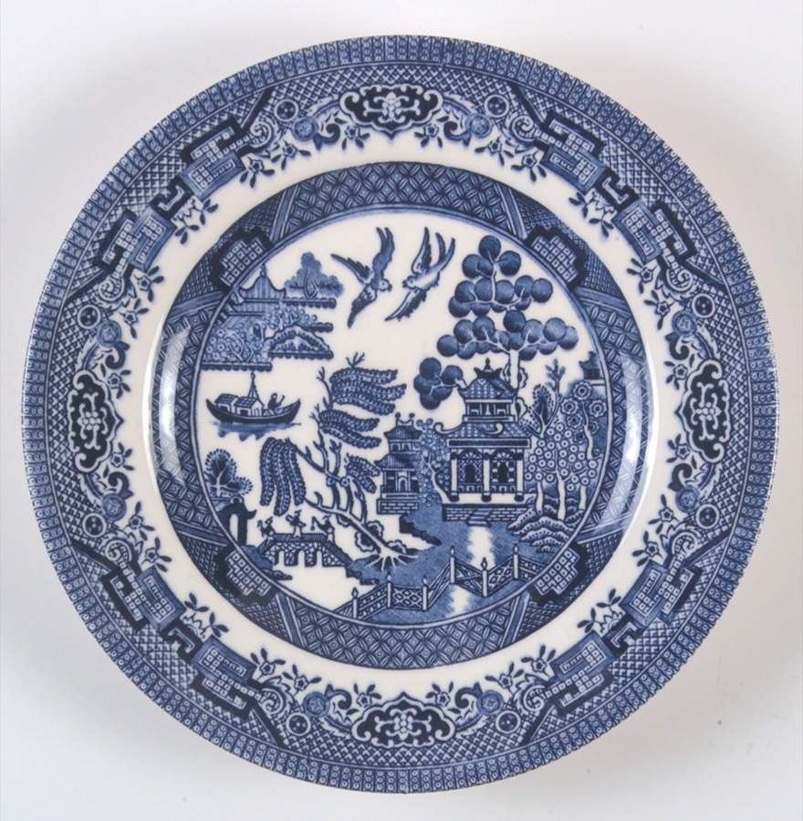 Willow Blue (Columbia) Bread & Butter Plate by Churchill-1