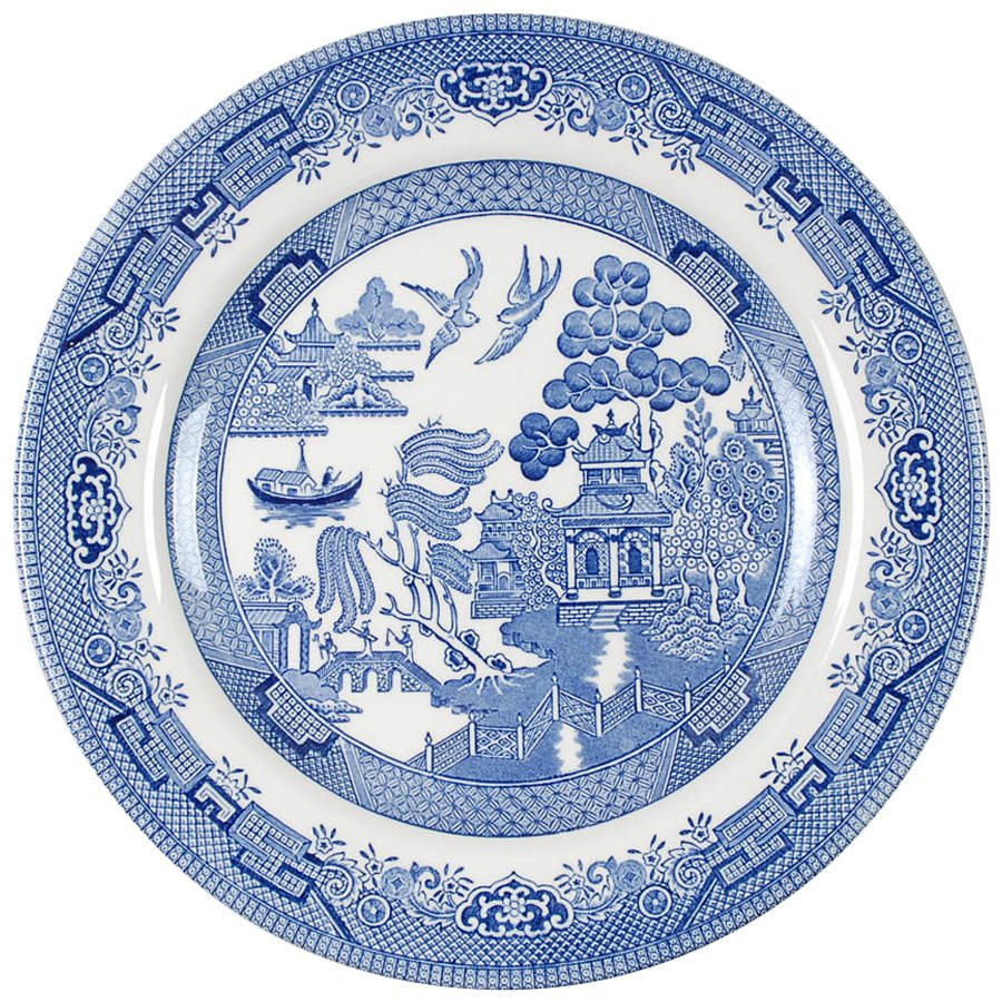 Willow Blue (Columbia) Dinner Plate by Churchill-1