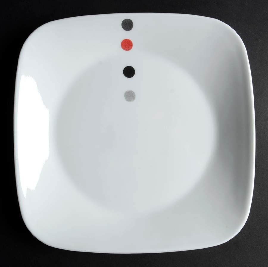 4 Dots (Corelle) Salad Plate by Corning Corelle-1