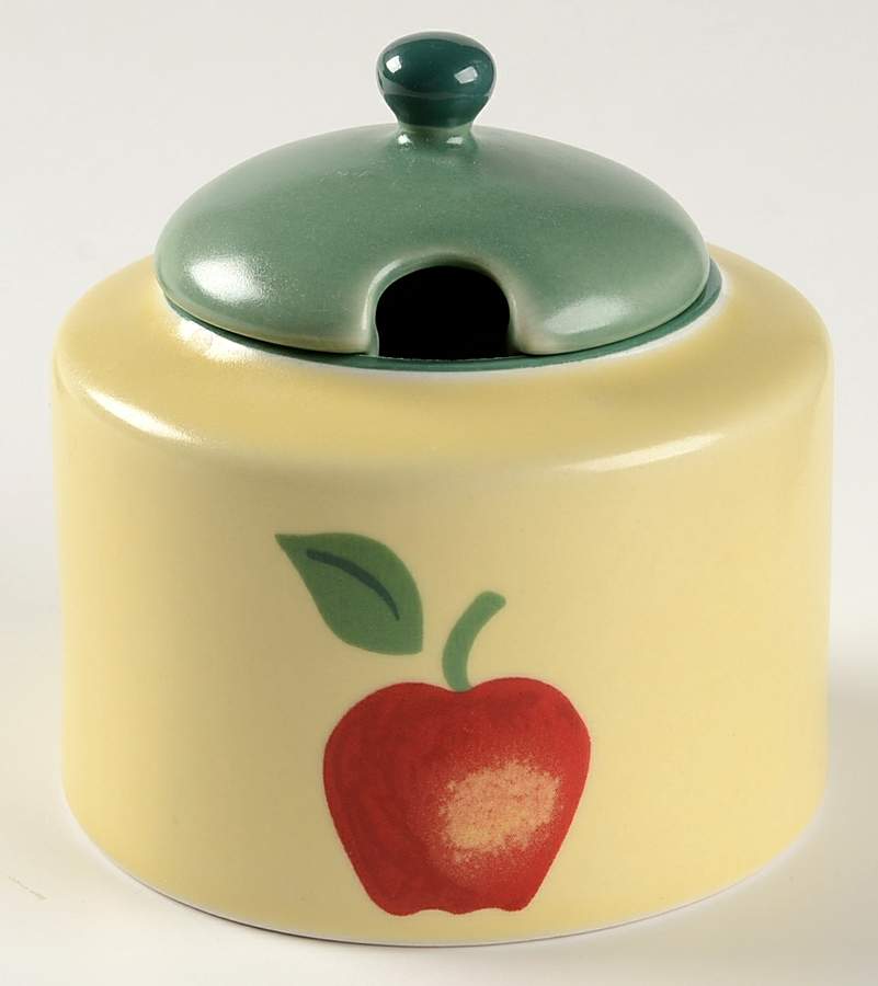 Apple Harvest (Corelle) Sugar Bowl & Lid by Corning Corelle-1