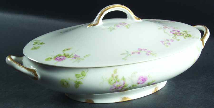 CHF1307 Oval Covered Vegetable by Charles Field Haviland-1