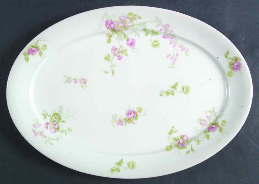 CHF1307 13" Oval Serving Platter by Charles Field Haviland-1
