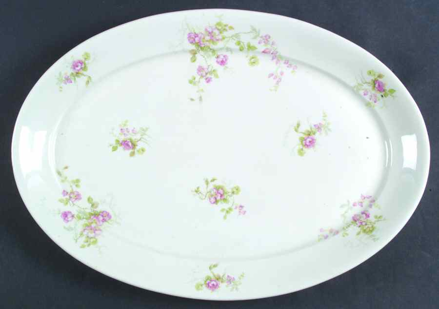 CHF1307 17" Oval Serving Platter by Charles Field Haviland-1