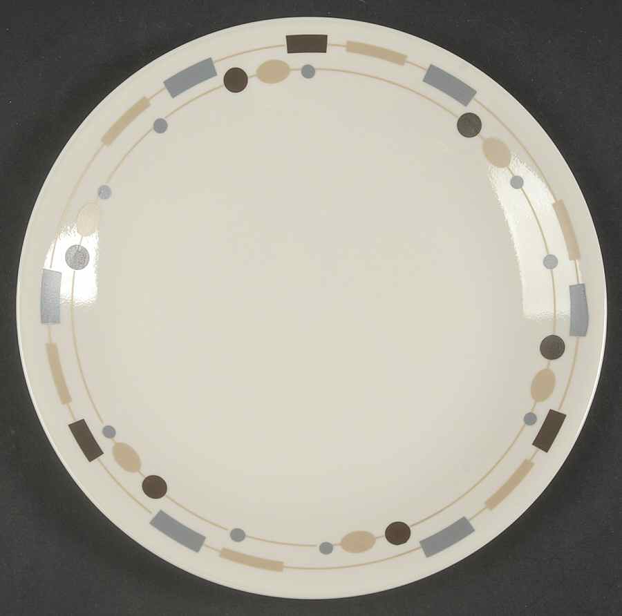 Circles (Coupe, Corelle) Luncheon Plate by Corning Corelle-1