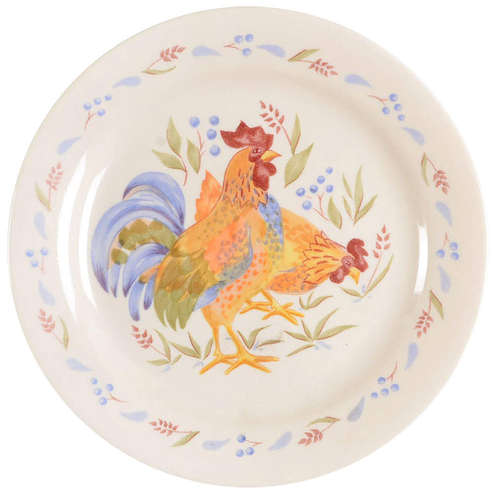 Country Morning Salad Plate by Corning Corelle-1