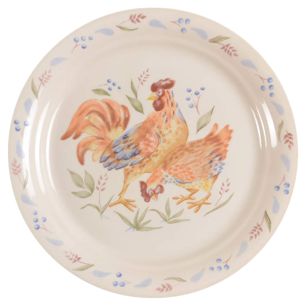 Country Morning Luncheon Plate by Corning Corelle-1