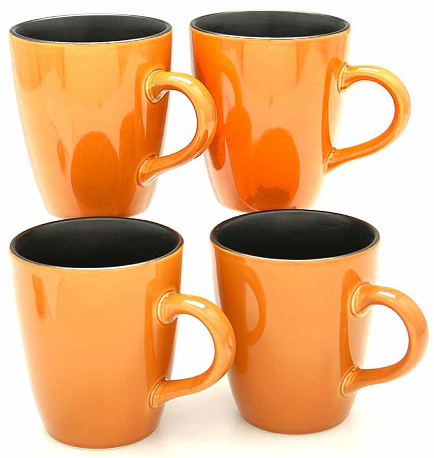 Cumin Orange (Corelle) Mug - Set of 4 by Corning Corelle-1