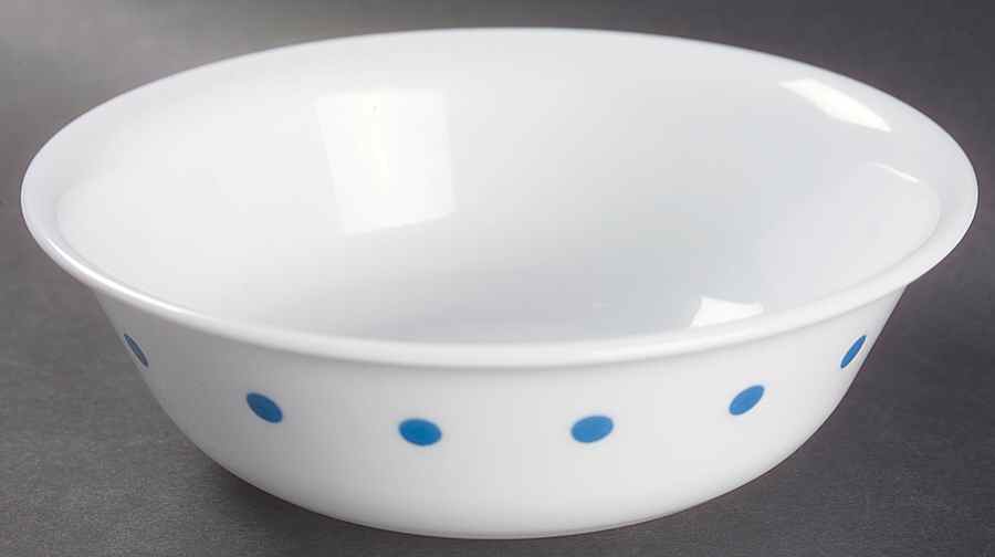 Dots (Corelle) Soup/Cereal Bowl by Corning Corelle-1