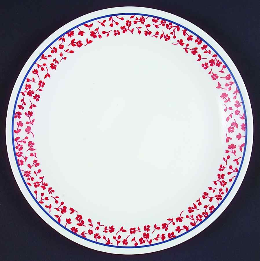 Floral Cascade (Corelle) Dinner Plate by Corning Corelle-1