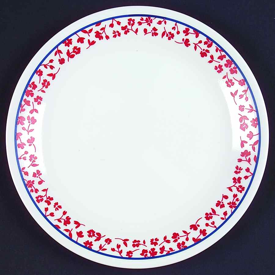Floral Cascade (Corelle) Luncheon Plate by Corning Corelle-1