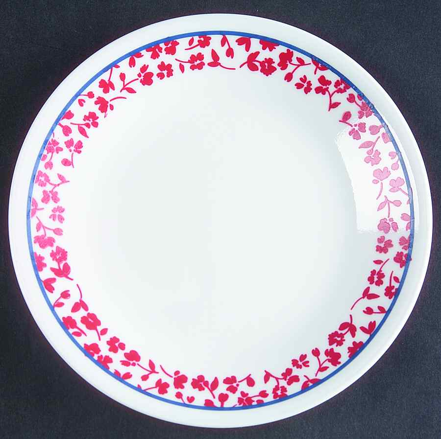Floral Cascade (Corelle) Bread & Butter Plate by Corning Corelle-1
