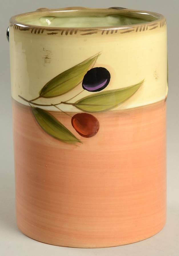 Oliva Italiana Utensil Holder by Clay Art-1