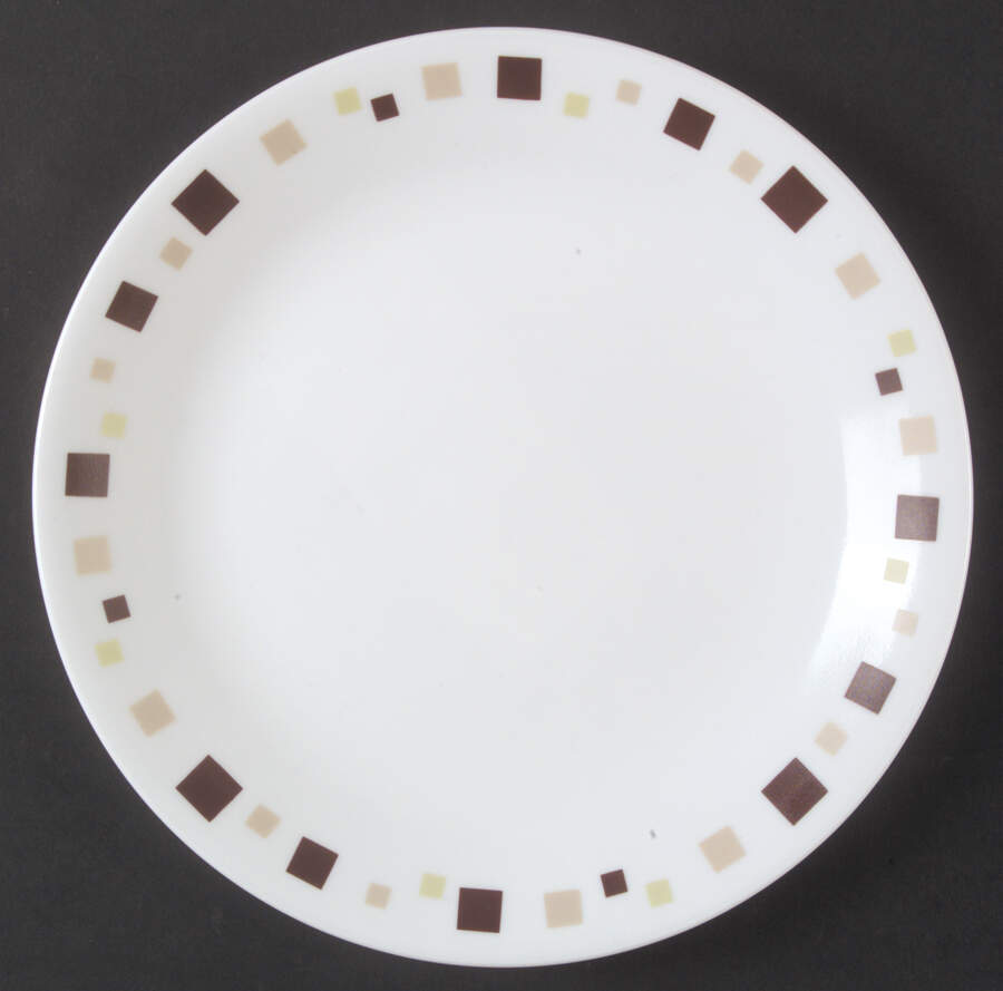 Geometric (Corelle) Dinner Plate by Corning Corelle-1