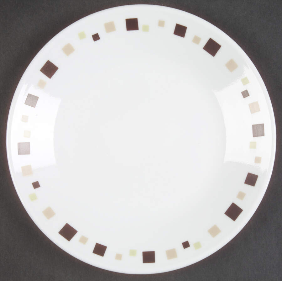 Geometric (Corelle) Bread & Butter Plate by Corning Corelle-1