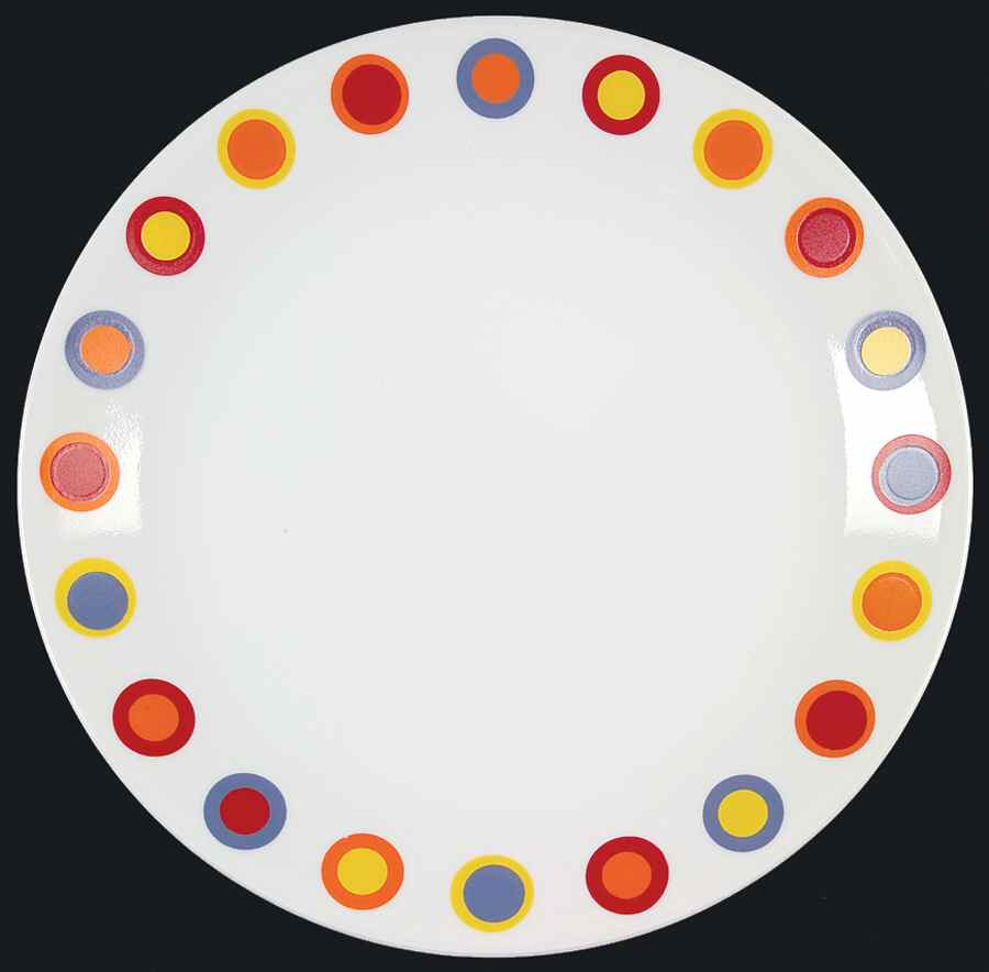 Hot Dots Dinner Plate by Corning Corelle-1