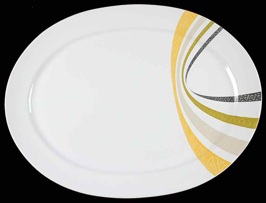 Linea (Corelle) 17" Oval Serving Platter by Corning Corelle-1