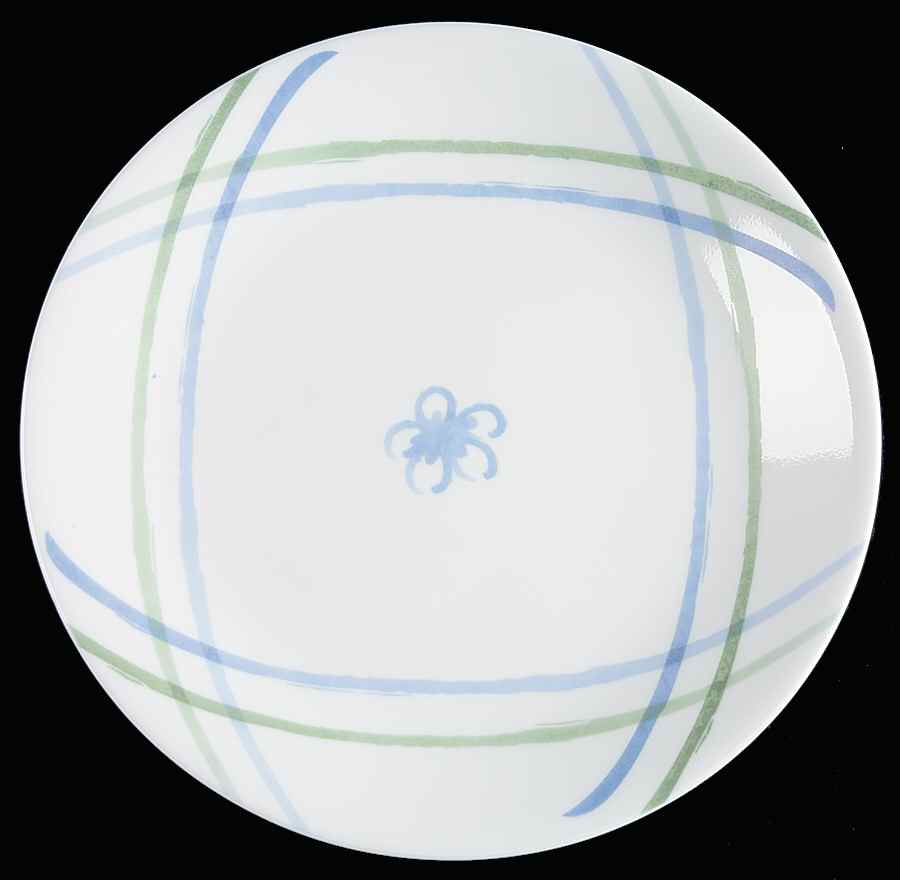 Linen Flower (Corelle) Luncheon Plate by Corning Corelle-1